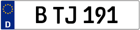 Truck License Plate